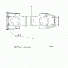 A18SVA85B5 SCRAMBLER 850 Drive train, prop shaft, rear - a18sva85b5 (101304)