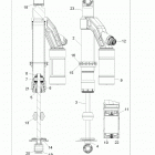 A18SVE95BR SCRAMBLER XP 1000 Suspension, shock, rear - a18sve95br