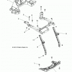 A18SVE95FR SCRAMBLER XP 1000 EU Body, front rack support - a18sve95fr