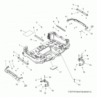 A18SWE57B1 SPORTSMAN 570 EFI X2 EPS Body, box, rear - a18swe57b1 (49atvboxrr15570x2)
