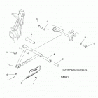 A18SWE57B1 SPORTSMAN 570 EFI X2 EPS Suspension, a-arm and strut mounting - a18swe57b1 (10009...
