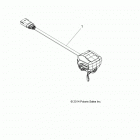 A18SWE57F1 SPORTSMAN 570 X2 EPS EU Steering, controls, throttle asm. and cable - a18swe57f1
