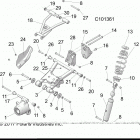 A18SWE57F1 SPORTSMAN 570 X2 EPS EU Suspension, rear - a18swe57f1