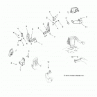 A18SWS57C1/C2/E2 SPORTSMAN 570 X2 EPS TRACTOR Body, tailgate brackets - a18sws57c1  /  c2  /  e2 (49at...