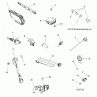 A18SXA85B1/B7/SXE85BM/BS/B9 SPORTSMAN 850 SP Electrical, switches, sensors, ecu and control modules -...