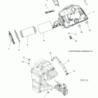 A18SXA85B1/B7/SXE85BM/BS/B9 SPORTSMAN 850 SP Engine, air intake - a18sxa85b1  /  b7  /  sxe85bm  /  b...