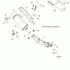 A18SXA85B1/B7/SXE85BM/BS/B9 SPORTSMAN 850 SP Engine, exhaust - a18sxa85b1  /  b7  /  sxe85bm  /  bs  ...