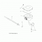 A18SXA85B1/B7/SXE85BM/BS/B9 SPORTSMAN 850 SP Steering, controls, throttle asm. and cable - a18sxa85b1...