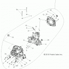 A18SXA85B1/B7/SXE85BM/BS/B9 SPORTSMAN 850 SP Drive train, main gearcase - a18sxa85b1  /  b7 (49atvgea...