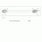 A18SXA85B1/B7/SXE85BM/BS/B9 SPORTSMAN 850 SP Drive train, prop shaft, front - a18sxa85b1  /  b7  /  s...