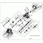 A18SXM95AL SPORTSMAN 1000 HIGH LIFTER Drive train, main gearcase - a18sxm95al