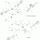 A18SXN85A8 SPORTSMAN 850 HIGH LIFTER Brakes, brake lines - a18sxn85a8