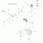 A18SXN85A8 SPORTSMAN 850 HIGH LIFTER Brakes, brake pedal and master cylinder - a18sxn85a8