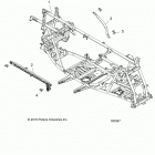 A18SXN85A8 SPORTSMAN 850 HIGH LIFTER Chassis, main frame - a18sxn85a8
