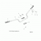 A18SXN85A8 SPORTSMAN 850 HIGH LIFTER Steering, handlebar and controls - a18sxn85a8