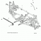A18SXS95CC/CR/EC/ER SPORTSMAN 1000 XP TRACTOR Chassis, main frame - a18sxs95cc  /  cr  /  ec  /  er (1...