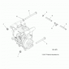 A18SXS95CC/CR/EC/ER SPORTSMAN 1000 XP TRACTOR Drive train, gearcase mounting, rear - a18sxs95cc  /  cr...