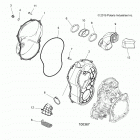A18SYS95CU/EU SPORTSMAN TOURING TRACTOR 1000 Body, clutch cover - a18sys95cu  /  eu (100367)