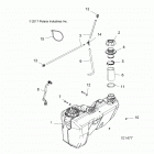 A18SYS95CU/EU SPORTSMAN TOURING TRACTOR 1000 Body, fuel tank - a18sys95cu  /  eu (101477)