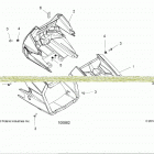A18SYS95CU/EU SPORTSMAN TOURING TRACTOR 1000 Body, headlight pod - a18sys95cu  /  eu (100882)
