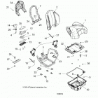 A18SYS95CU/EU SPORTSMAN TOURING TRACTOR 1000 Body, seat, passenger - a18sys95cu  /  eu (100016)