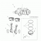 A18SYS95CU/EU SPORTSMAN TOURING TRACTOR 1000 Engine, crankshaft and piston - a18sys95cu  /  eu (49atv...
