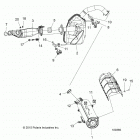 A18SYS95CU/EU SPORTSMAN TOURING TRACTOR 1000 Engine, exhaust - a18sys95cu  /  eu (100365)