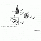 A18YAF11B5/N5 SPORTSMAN 110 Engine, stator and starting motor - a18yaf11b5  /  n5 (a...