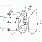 A18YAK05B4/B6/N4/N6/A4/A6 OUTLAW 50 Engine, crankcase cover, rh - a18yak05b4  /  b6  /  n4  ...
