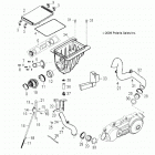 A18YAP20A8/N8 PHOENIX 200 Engine, air intake system - a18yap20a8  /  n8 (49atvairb...