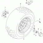 LT-A500X Lh rear wheel