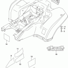 LT-A500X Rear fender (lt-a500xl8 p03)