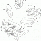 LT-A500X Front grille (lt-a500xl8 p33)