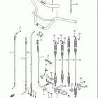 LT-4WD Quad Runner Handlebar - control cable (model h)