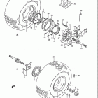 LT-F250 Quad Runner 1988-1996 Заднее колесо