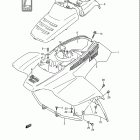 LT160E Quad Runner 1989-1992 Front fender (model k)