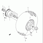 LT160E Quad Runner 1989-1992 Переднее колесо