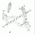 LT160E Quad Runner 1989-1992 Suspension arm