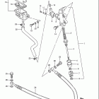 LT250R Quad Racer 1985-1992 Rear master cylinder (model h / j / k / l)