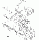 LT250R Quad Racer 1985-1992 Rear swinging arm (model m / n)