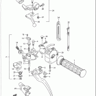 LT250S Quad Sport 1989-1990 Left handle switch