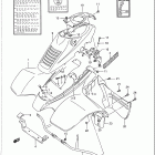 LT250S Quad Sport 1989-1990 Переднее крыло