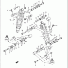 LT250S Quad Sport 1989-1990 Suspension arm