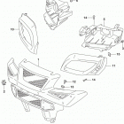 LT-A500X,XC Front grille (lt-a500xl7 p28)
