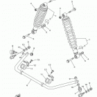 GRIZZLY EPS 4WD  (YFM70GPAKW/YFM70GPAKR) Задняя подвеска