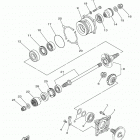 GRIZZLY EPS 4WD (YFM70GPAKW/YFM70GPAKR) Промежуточный ведущий вал