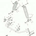 GRIZZLY EPS 4WD (YFM70GPAKW/YFM70GPAKR) Задняя подвеска