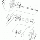 YFZ50  (YFZ05YYXKW/YFZ05YYXKL) Rear axle wheel