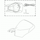 GRIZZLY EPS 4WD LE (YFM70GPLJS) Optional seat cover