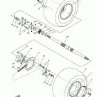 YFZ450R SE (YFZ45YSSJW) Заднее колесо
